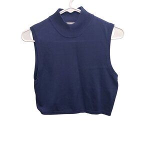 Orvis Tank Top Blue 100% Silk Size s/m